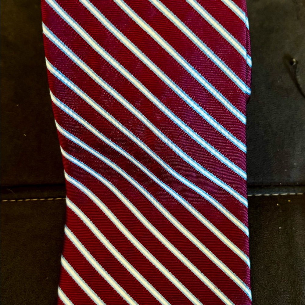 Classic Red Striped Tie